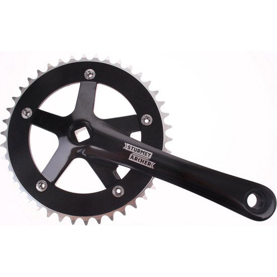 Sturmeyarcher sturmey archer crankstel zwart 1 8 42t 170mm fct22 (sa)