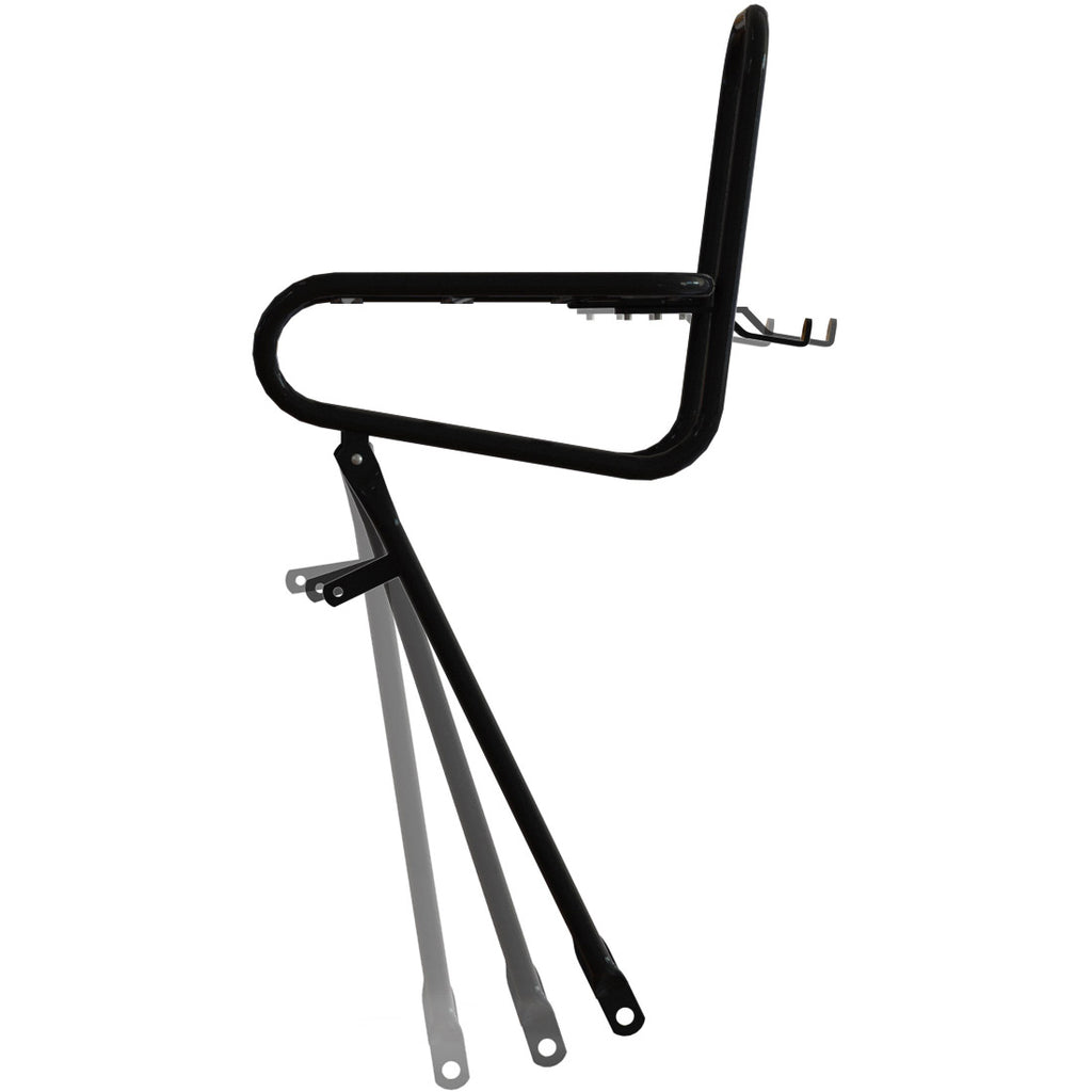 Steco voordrager smooth 25cm kroonbout mat zwart