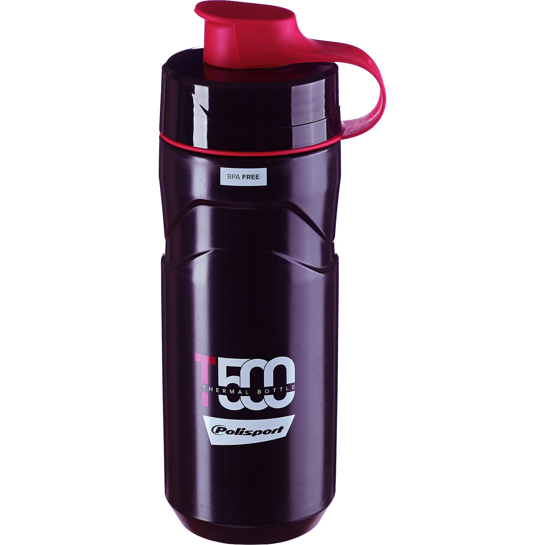Polisport Thermoflasche T500 500ml schwarz-rot