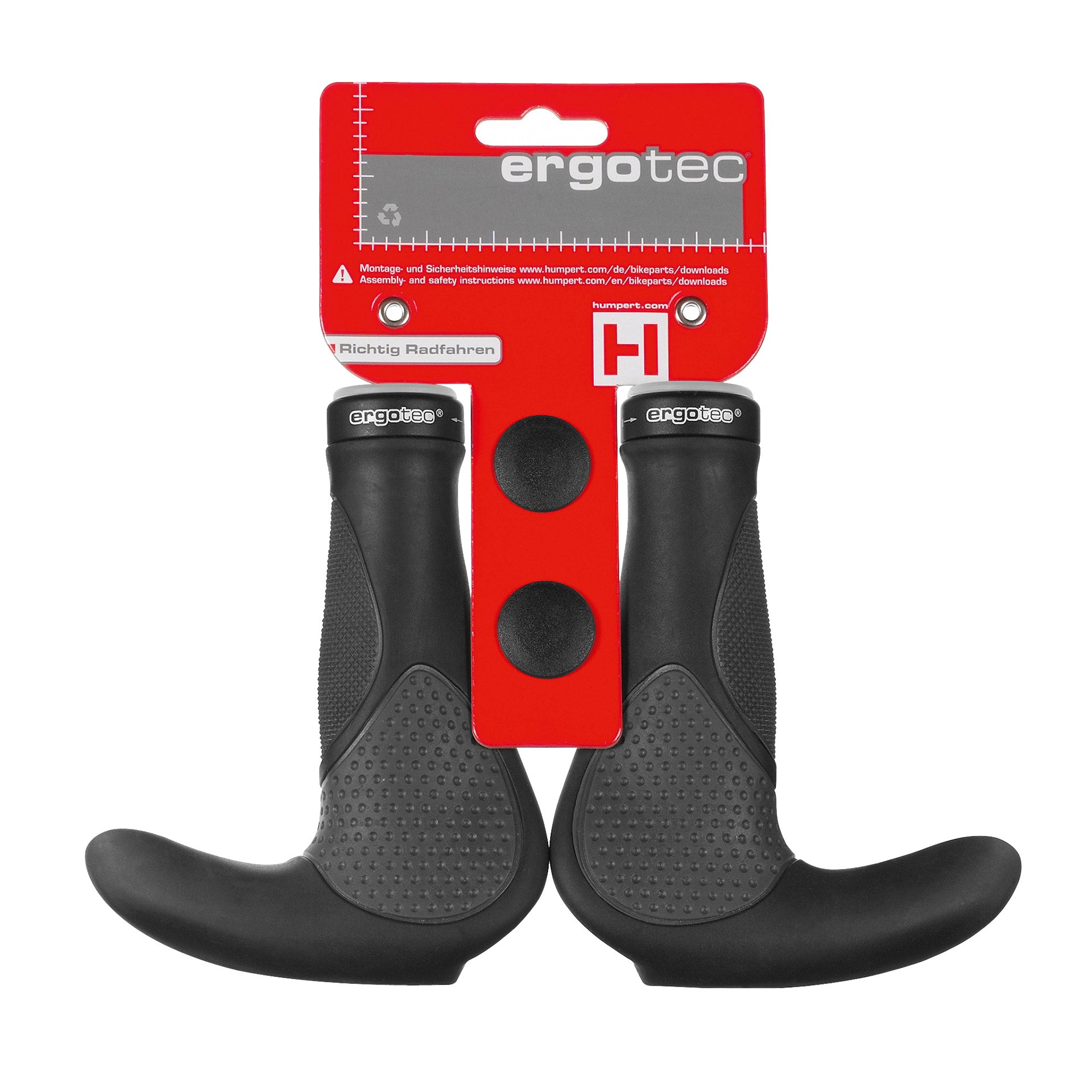 Ergotec Griffe Oslo Lenkerenden lang schwarz grau