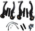 V-Brake Alhonga Bremsenset vorne + hinten, schwarz