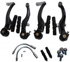V-Brake Alhonga Bremsenset vorne + hinten, schwarz
