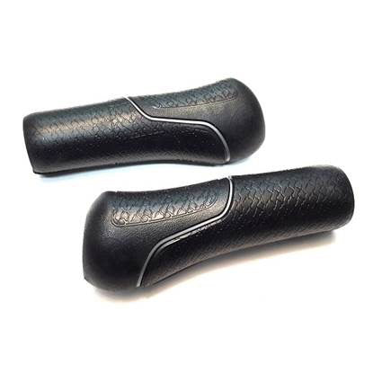 Gazelle Hybrid Lenkerset mit silbernen Zierelementen, 132 mm, schwarz