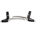 Saccon remgreep set l211 canti rollerbrake zwart zilver