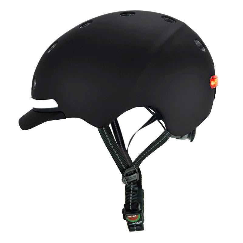 Melon helm met verlichting e-series black ice xl-xxl