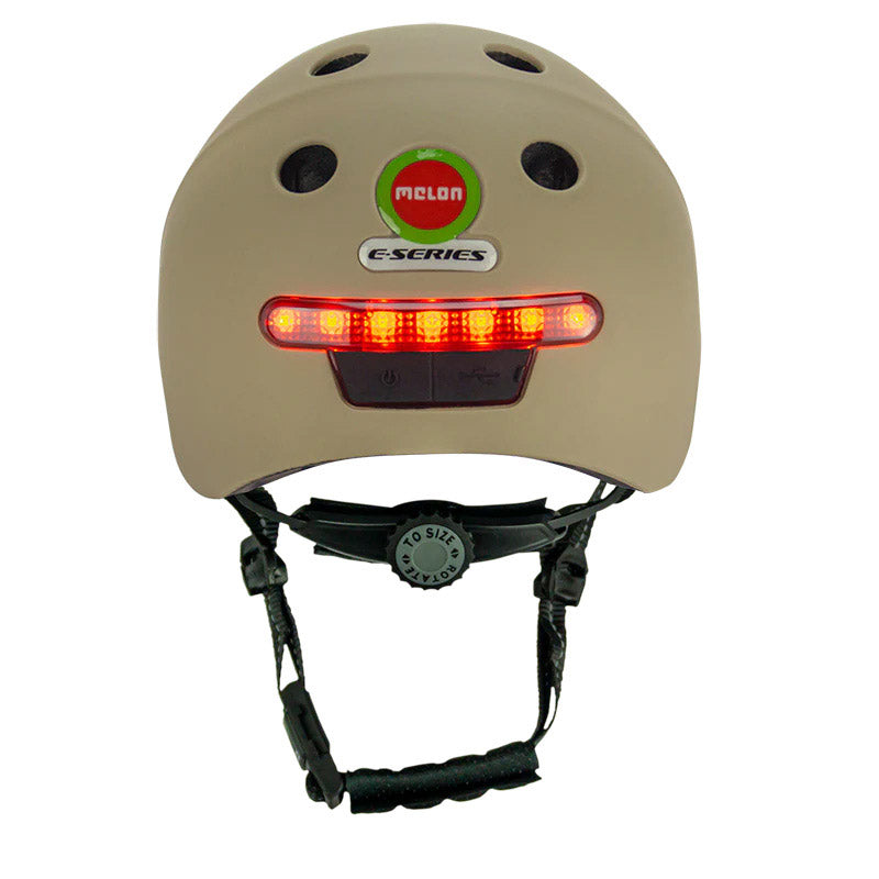 Melon helm met verlichting e-series moonlight m-l