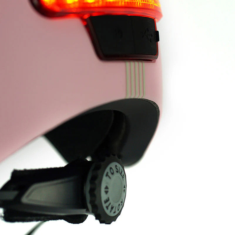 Melonenhelm mit Beleuchtung E-Serie Lotus ML