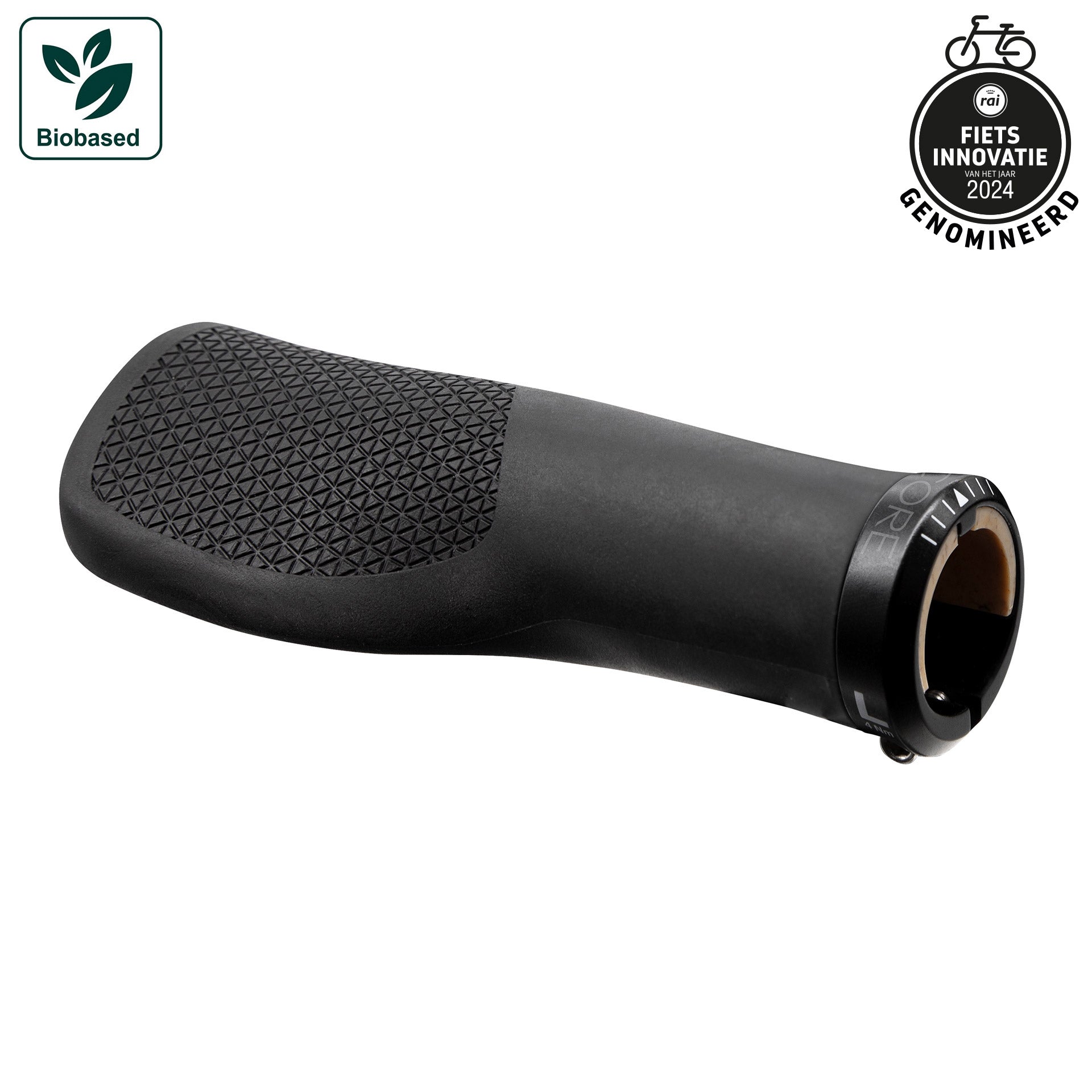 Herrmans handvatset nucore town peak 130 130mm zwart