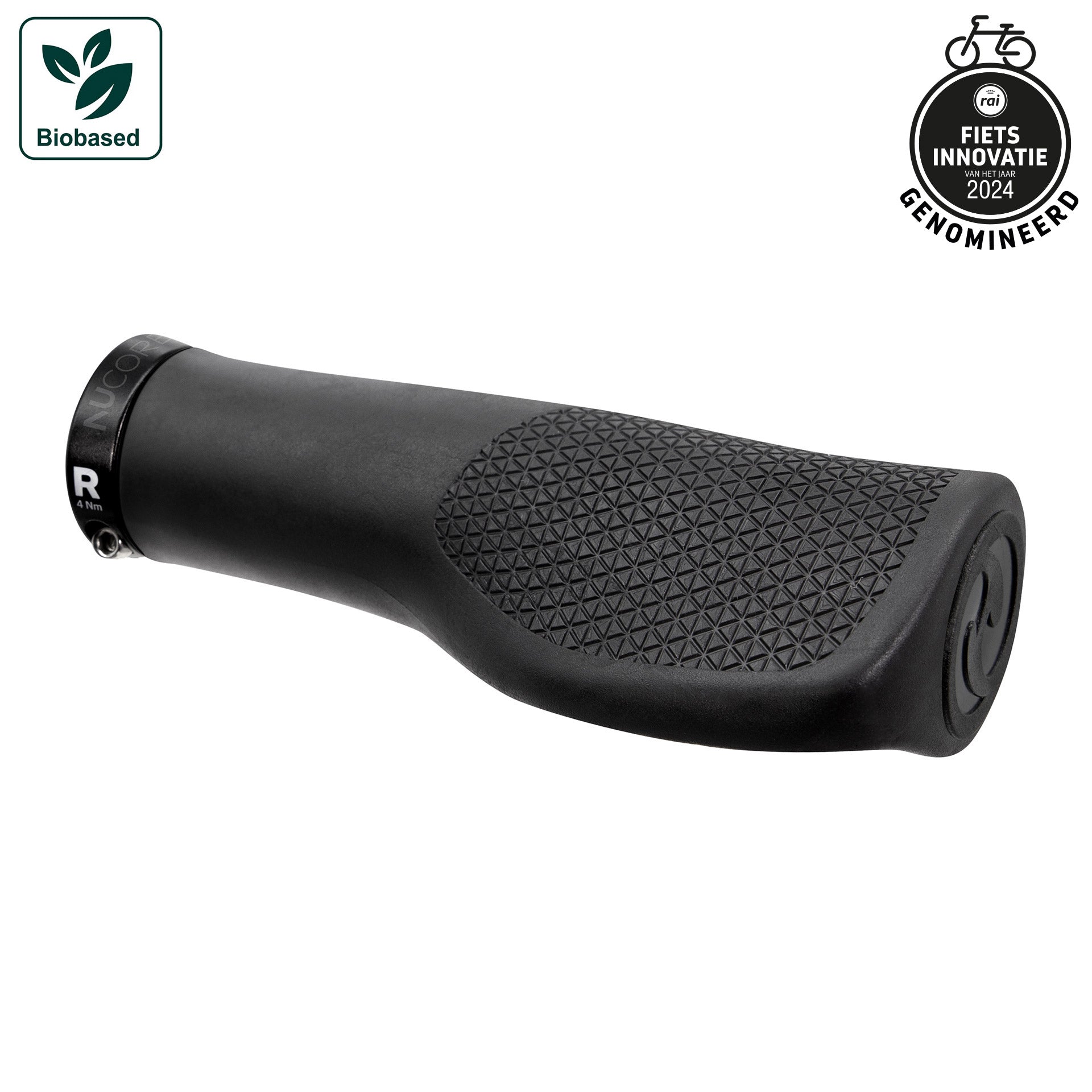 Herrmans handvatset nucore town peak 130 130mm zwart