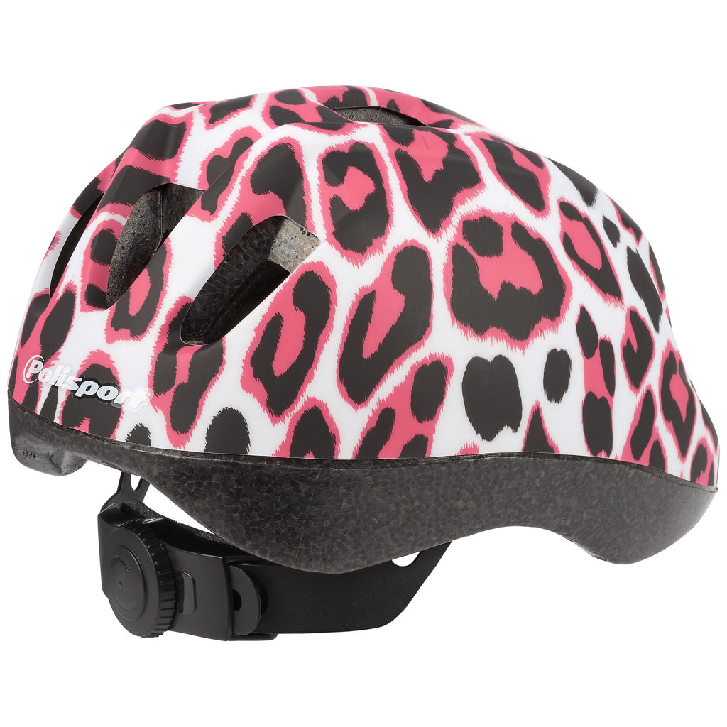 Polisport Kinderhelm Pinky Cheetah XS 46 53 cm Easy-Lock