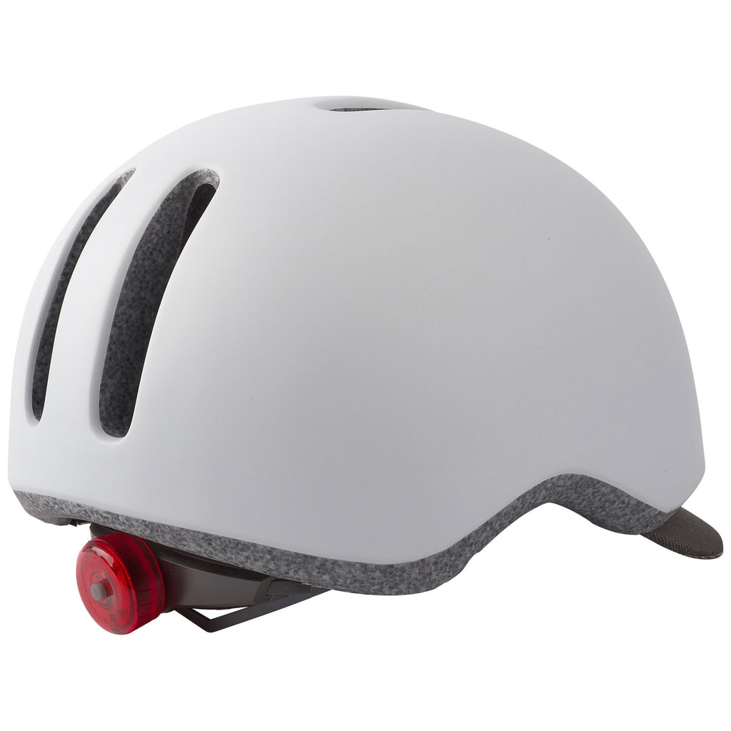Polisport Commuter M (54-58 cm) Fahrradhelm – Mattweißgrau