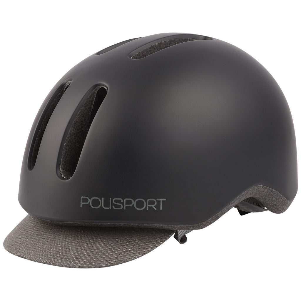 Polisport helm Commuter mat zwart grijs L 58-61cm