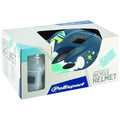 Polisport Helm Raumschiff mit Trinkflasche und Halfter. Größe: XS (48/52 cm), Farbe: Blau