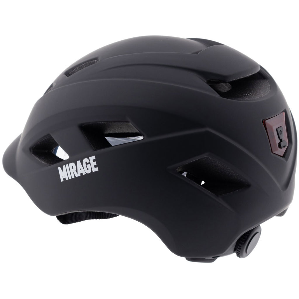 Mirage Urban-Helm E-Bike LED 55-58cm matt schwarz