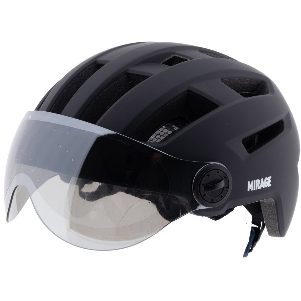 Mirage Urban-Helm Speed ​​Pedelec LED 55-58 cm matt schwarz