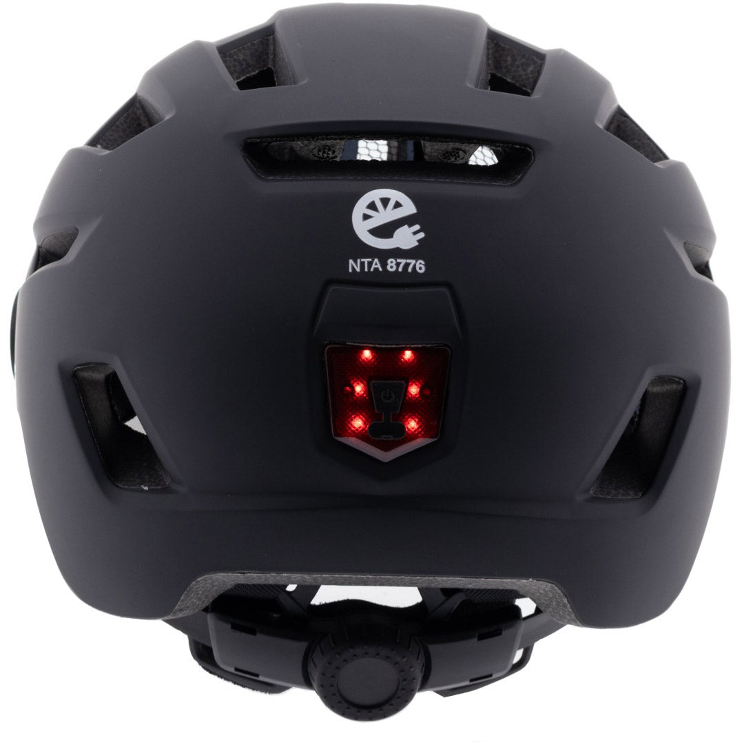 Mirage Urban-Helm Speed ​​Pedelec LED 58-61 cm matt schwarz