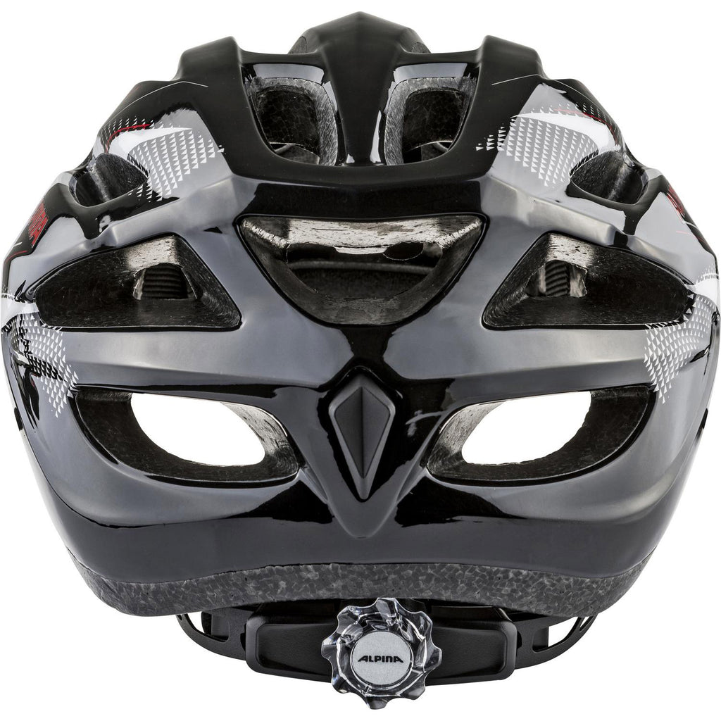 Alpina sports mtb helm mtb17 glans 58-61 zwart wit rood
