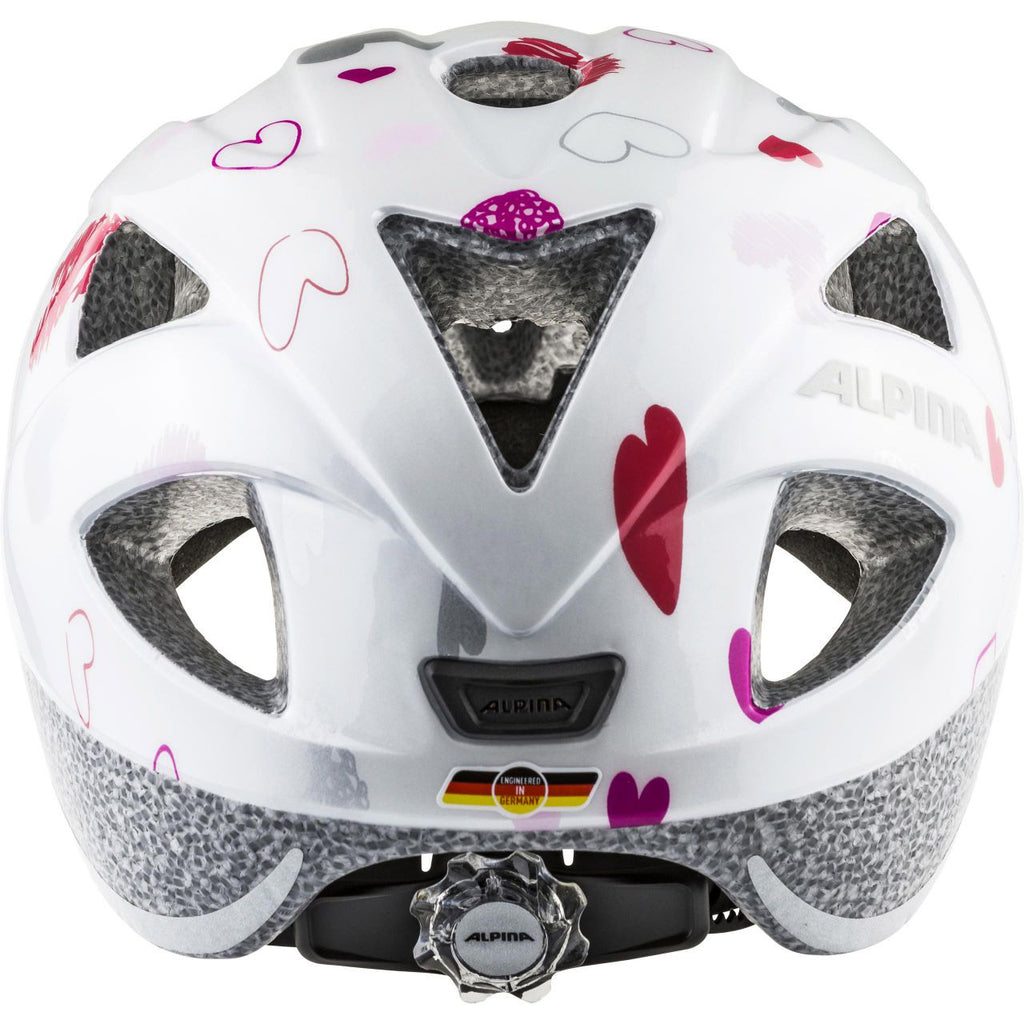 Alpina sports kinderhelm ximo white hearts 45-49 glans