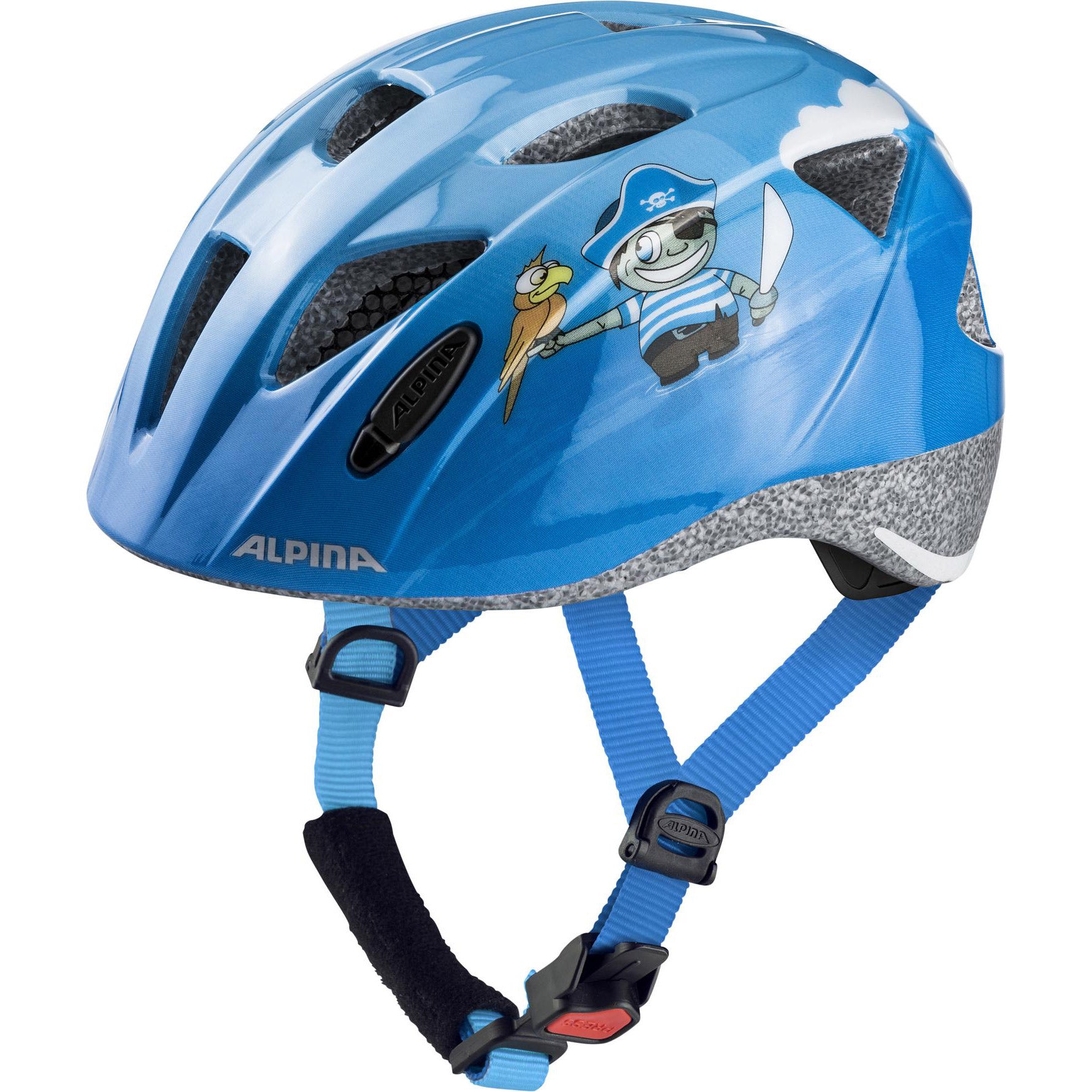 Alpina Sports Ximo Pirate 47-51 Kinderhelm, glänzend