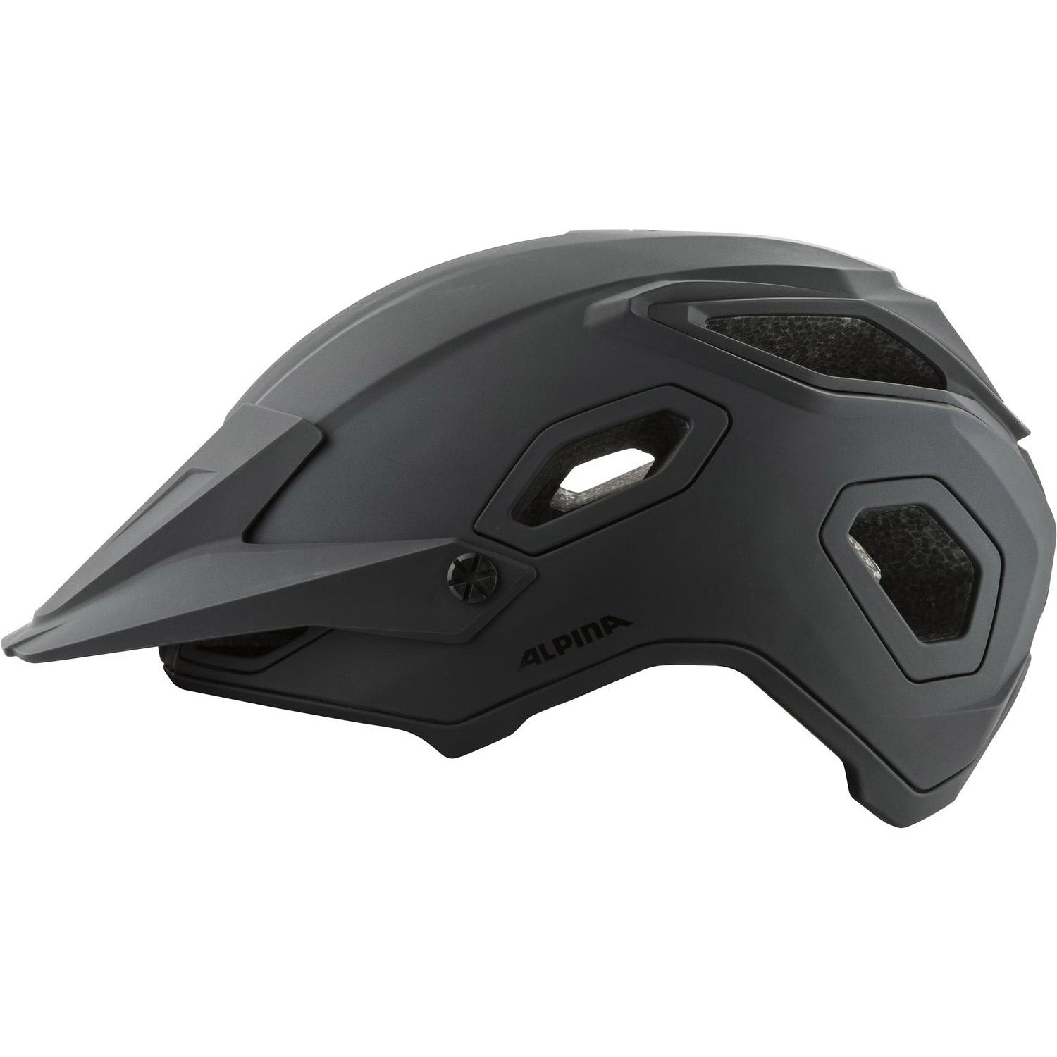 Alpina sports mtb helm comox 52-57 mat zwart