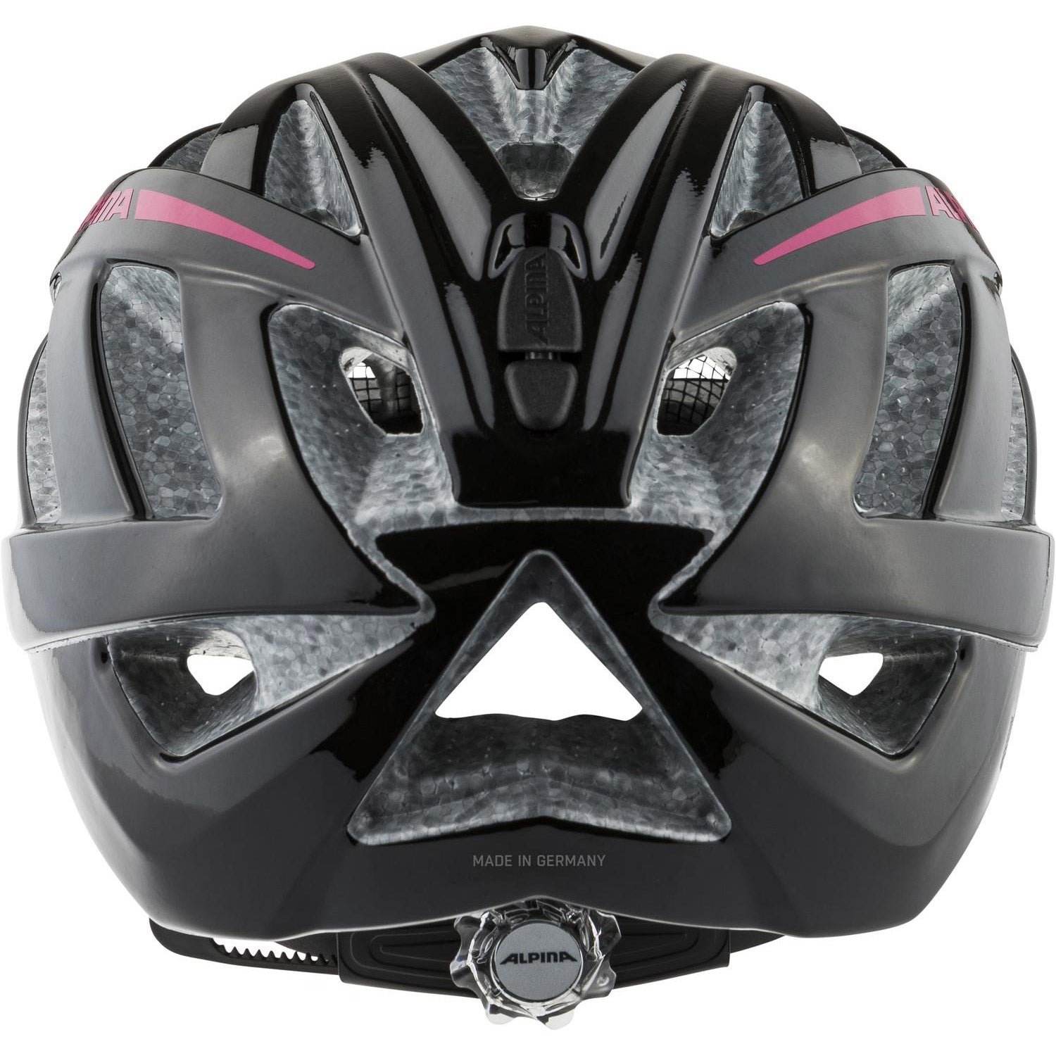 Alpina Sports Tour Helm Panorama 2.0 56-59 glänzend schwarz pink
