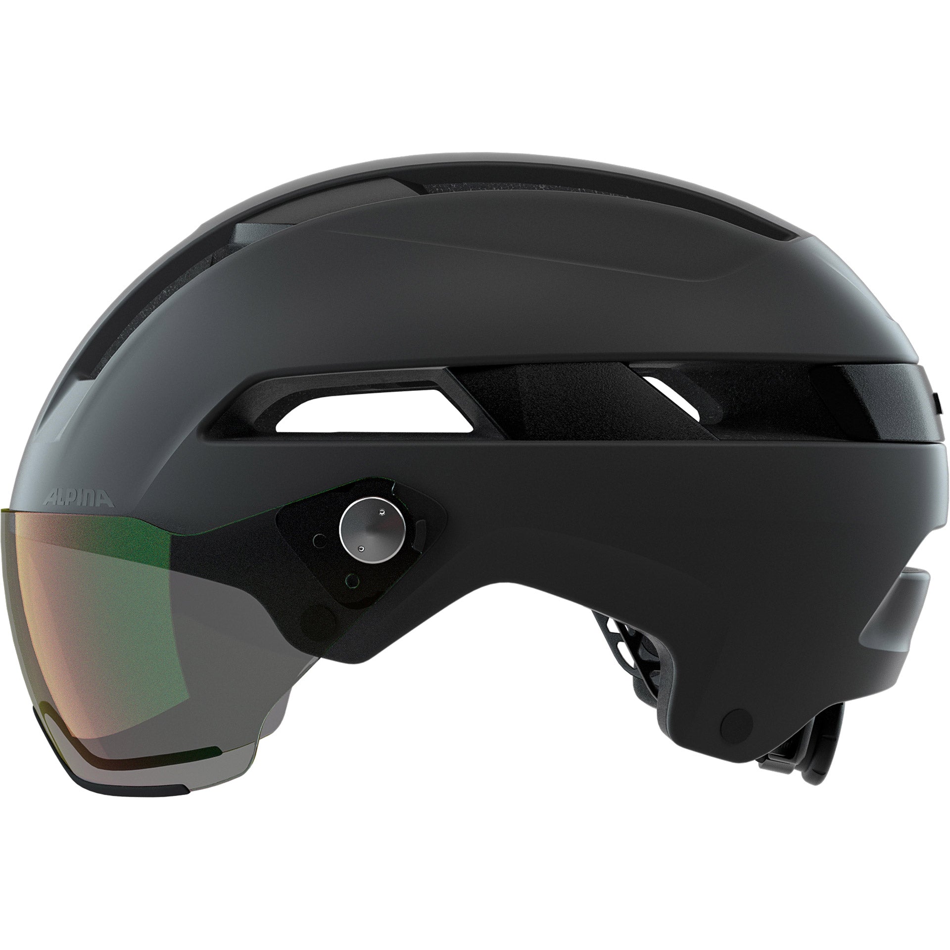 Alpina Sports Urbanhelm Soho Visor V 52-56, matt schwarz