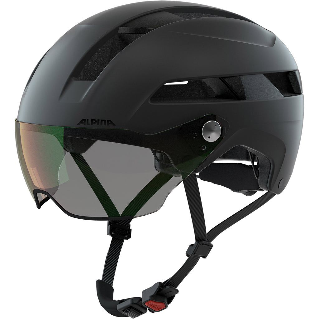 Alpina Sports Urbanhelm Soho Visor V 52-56, matt schwarz