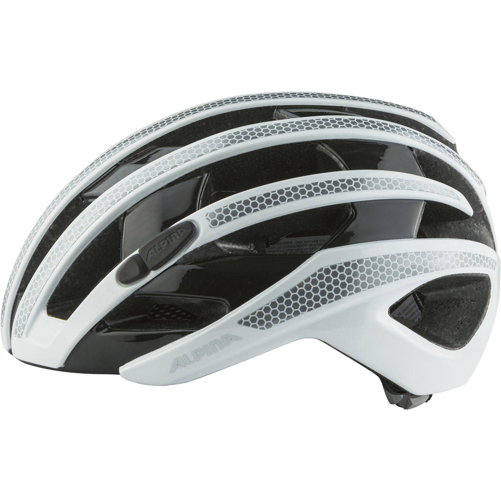 Alpina Sports Rennhelm Ravel Reflective 55-59 glänzend weiß