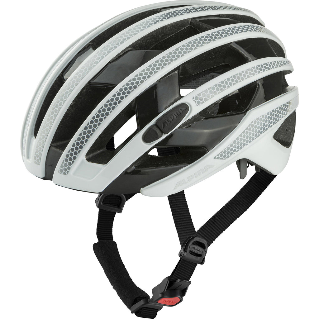Alpina Sports Rennhelm Ravel Reflective 55-59 glänzend weiß