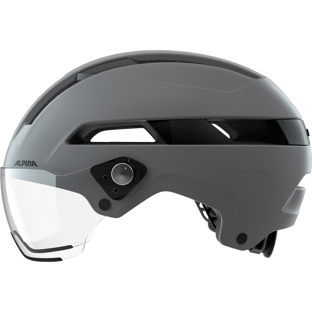 Alpina Sports Urbanhelm Soho Visier 51-56 mattgrau