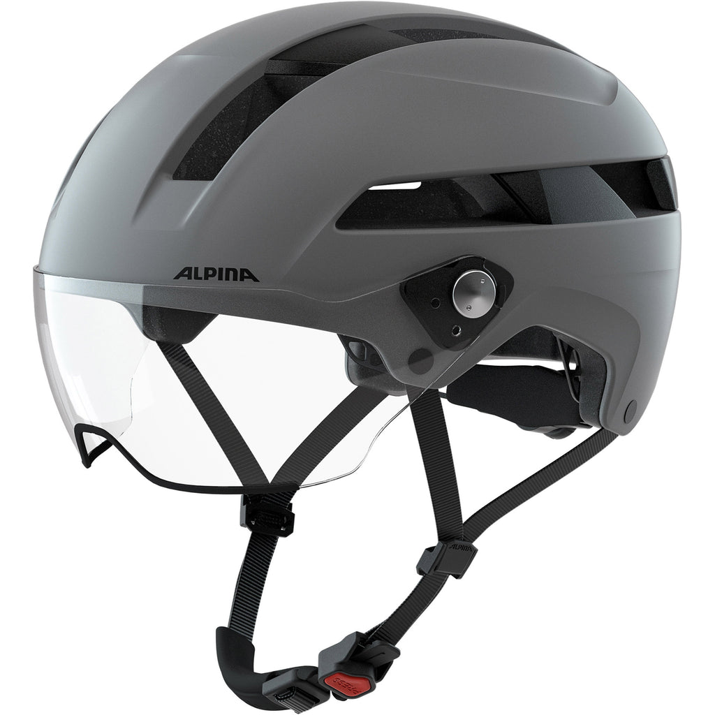 Alpina Sports Urbanhelm Soho Visier 51-56 mattgrau