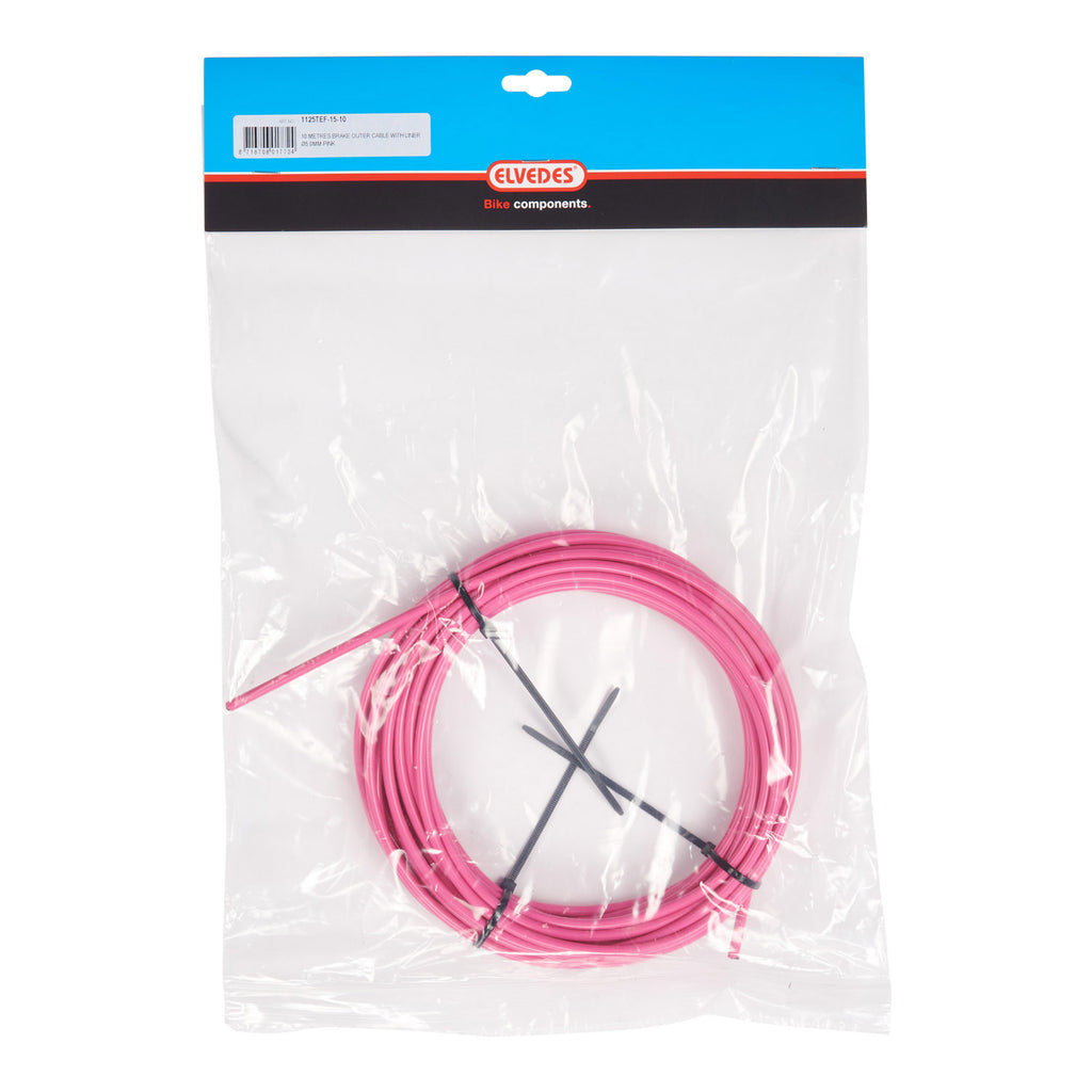 Elvedes buitenkabel 4.9mm (10m) roze 1125tef-15-10