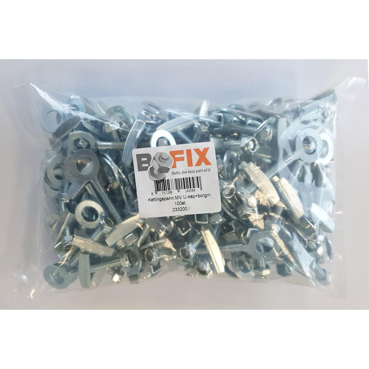 Bofix 233200 Fahrradkettenspanner 65 mm komplett mit 100 FF