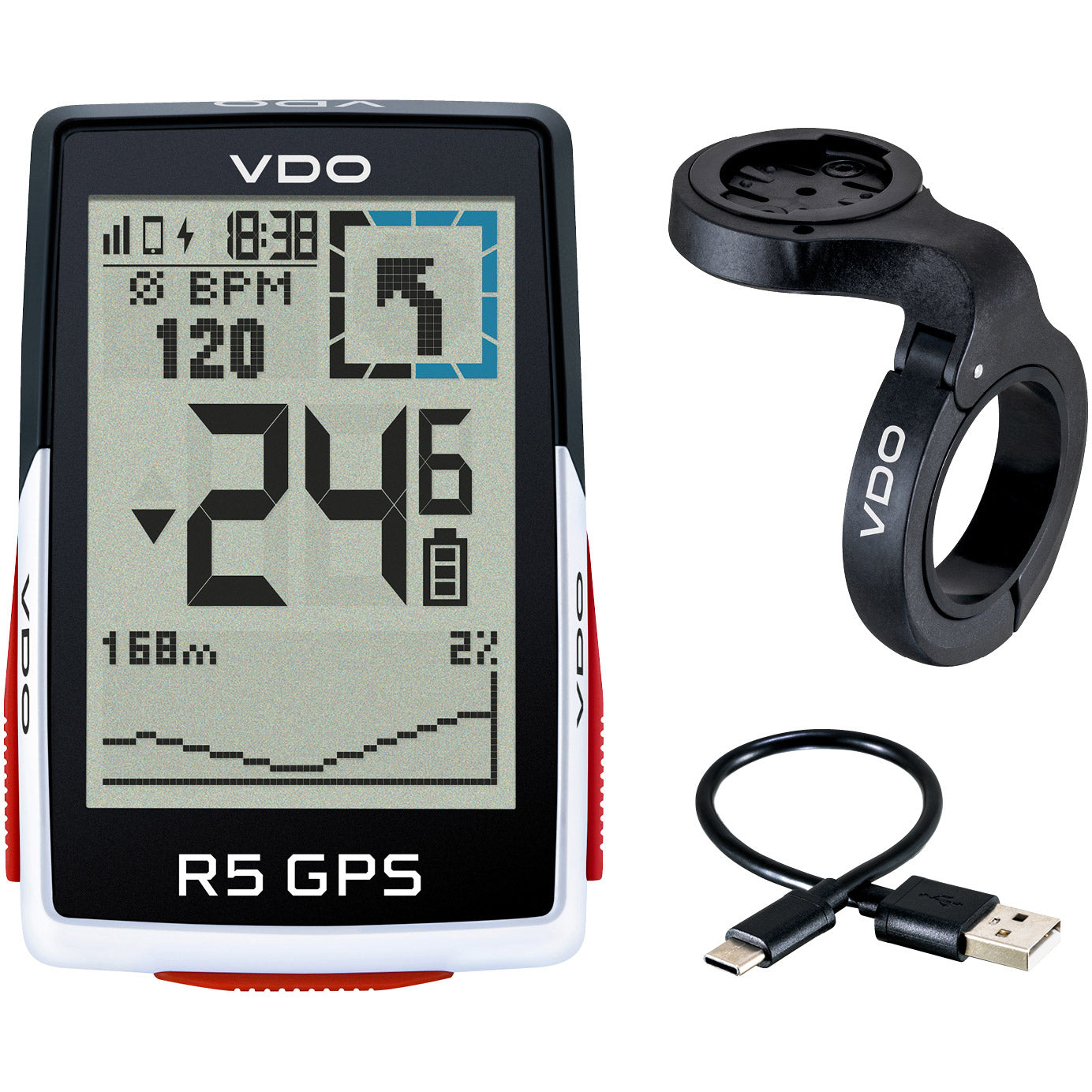 Fahrradcomputer VDO R5 GPS