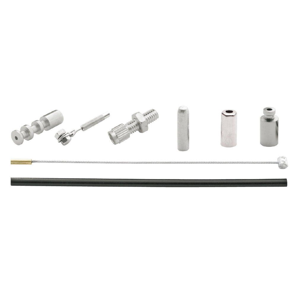 Versnellingskabelset Elvedes 1700 2250 mm universeel Sturmey Archer verzinkt - zwart (op kaart)