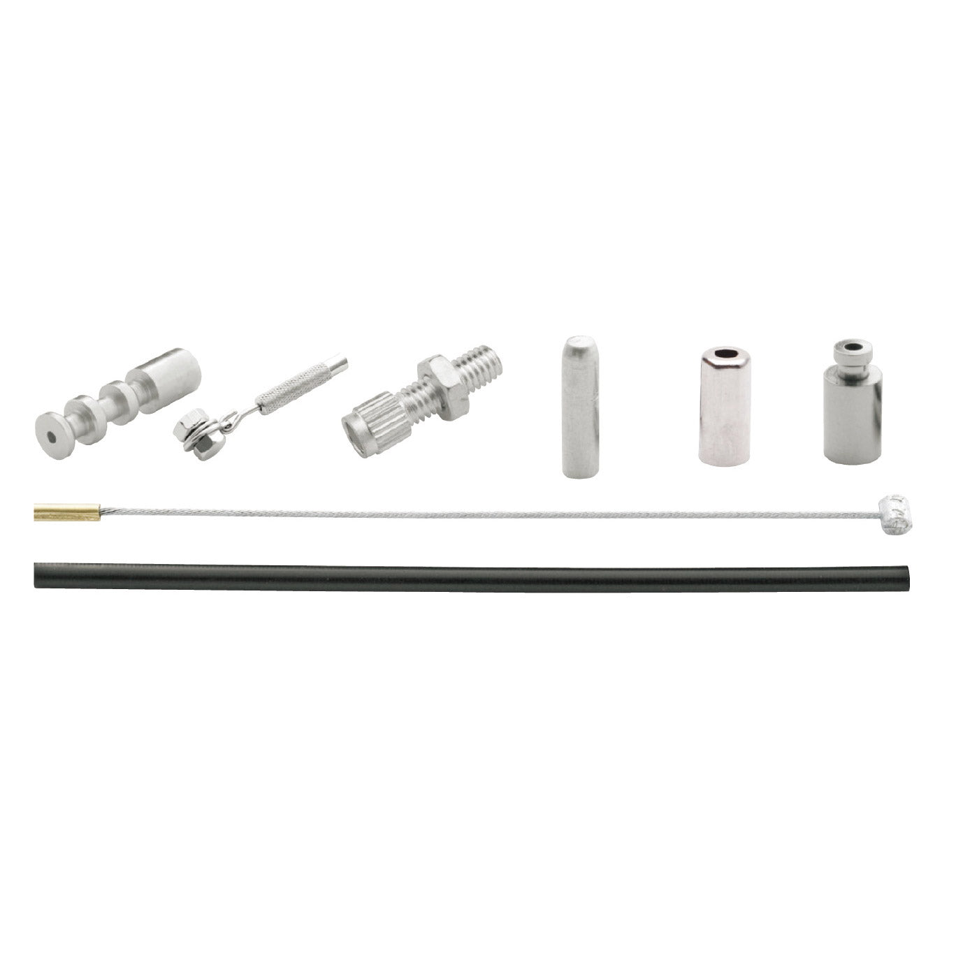 Versnellingskabelset Elvedes 1700 2250 mm universeel Sturmey Archer verzinkt - zwart (op kaart)