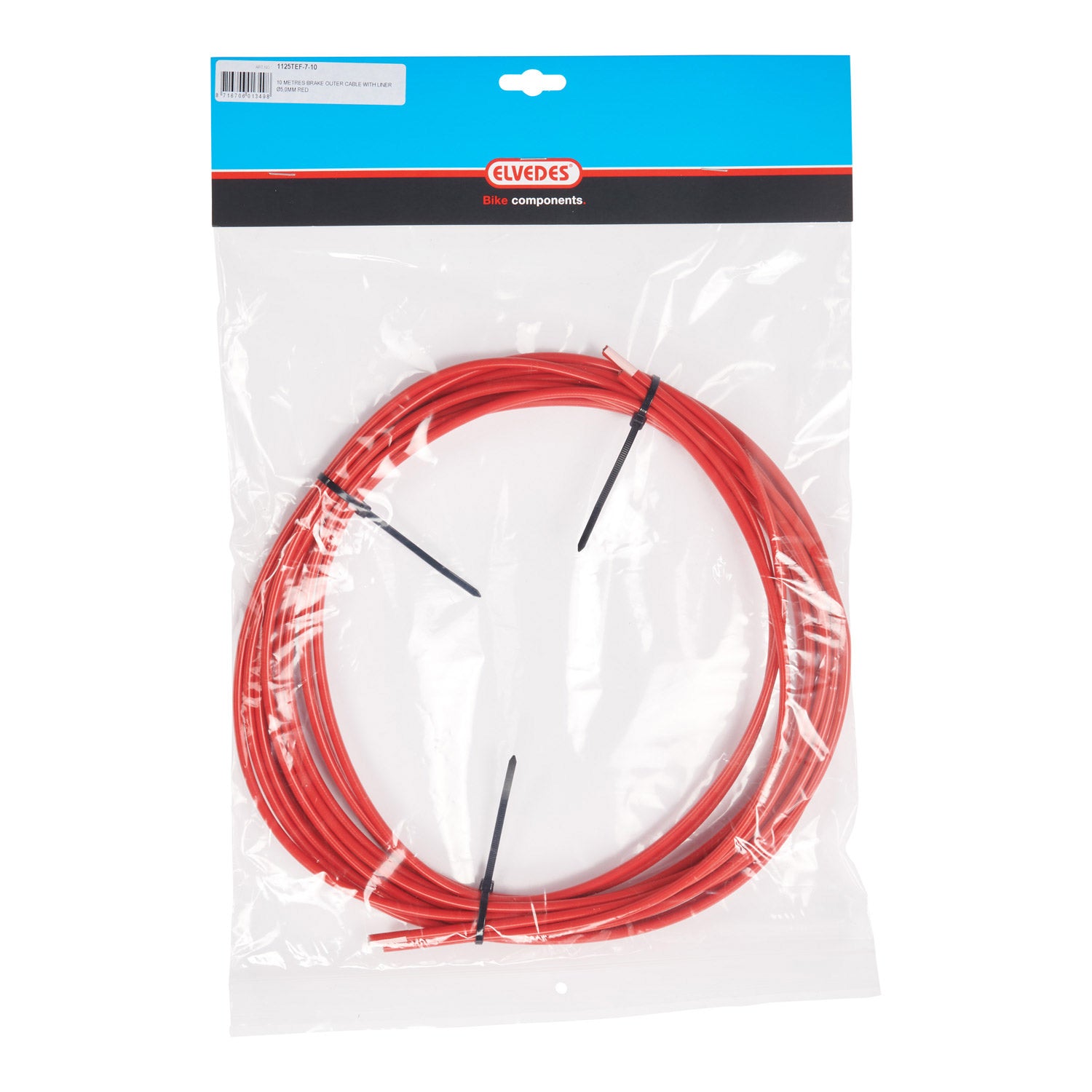 Elvedes Bremszugaußenhülle 5 mm (10 m) rote Innenhülle 1125TEF-7-10