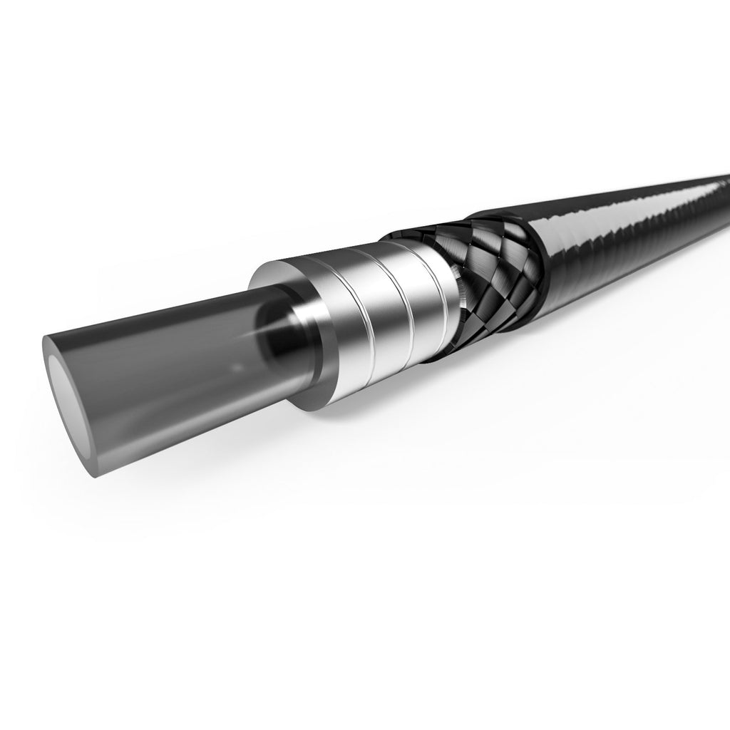 Elvedes rem buitenk 5mm zilver (10m) gevlochten 182038-10
