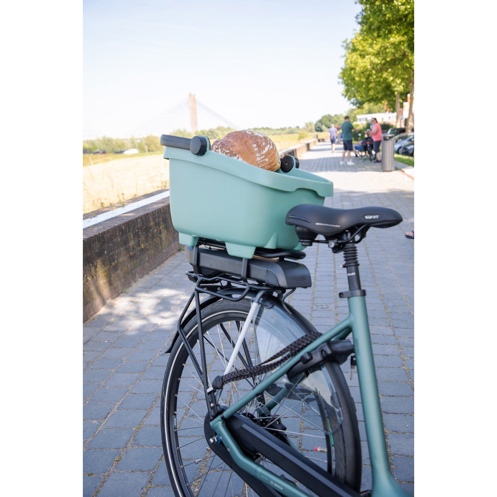 New looxs mand clipper groen racktime 28l 47x37x27 cm 700.811rt