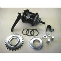 Sturmey archer versnellingsnaaf onderdelenset duomatic kick-shift two-speed hub sturmey sw with back pedal 32 hole