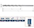 Rotec spiraalboor din340n 8.0mm lang