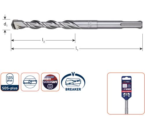 Rotec sds-boor 150 210 14mm