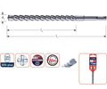 Rotec sds-boor 400 450 14mm 4-snijder