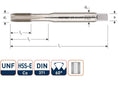 Rotec machinetap din376 1 2 unf