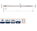 Rotec machinetap extra lang m8 din357