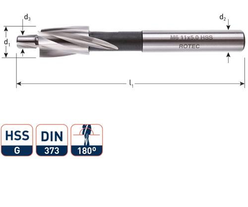 Rotec kopverzinkfrees m12 20 14
