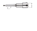 Rotec kernboorhouder mk2 weldon 19mm