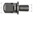 Rotec adapter weldon - 1 2x20unf
