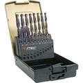 Rotec spiraalborenset 1-10x0.5mm hss-r 19-delig