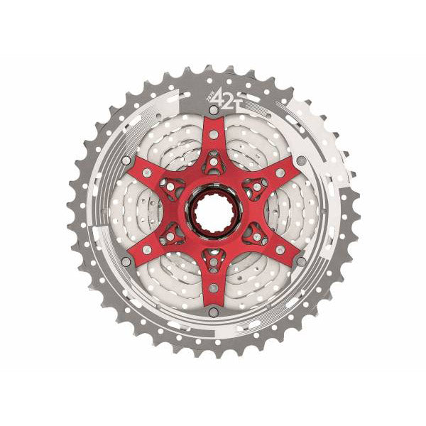 Kassette 11-fach Sunrace CSMX8 11-42T - silberrot
